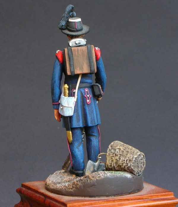 Zappatore Regio Esercito in alta uniforme 1860 - immagine 2