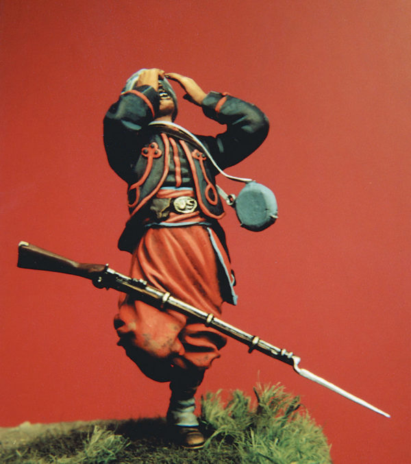 Private colpito #1 5° Rgt. New York Zouave 1863