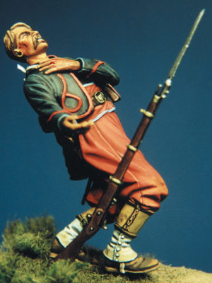 Private colpito #2 5° Rgt. New York Zouave 1863