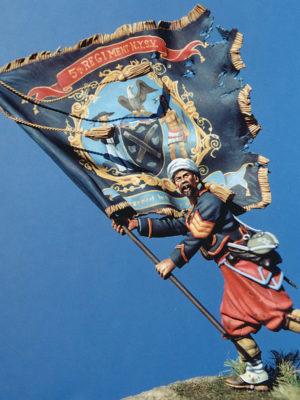 Sergeant standardbearer 5° Rgt. New York Zouave 1863