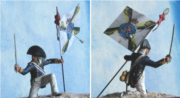 Grossherzogtum Hessen Standardbearer officer Bajadoz 1810