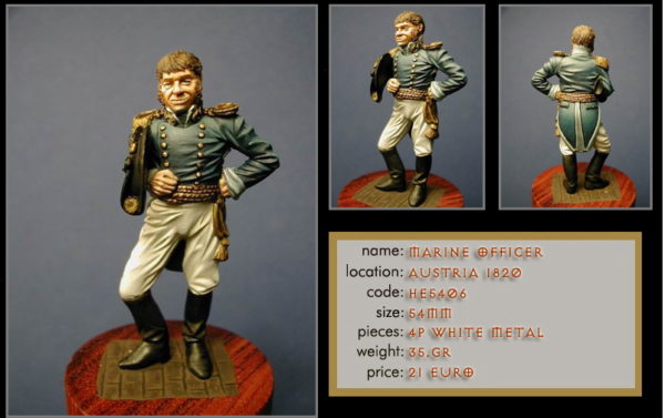 Austro Hungarian Marine officer 1820