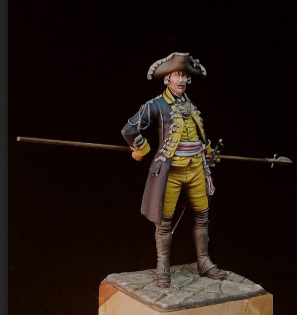 HESSEN KASSEL Leib Regiment Officer 1776 Guerra di Indipendenza Americana - immagine 3