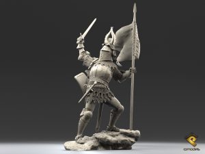 Scopri di più sull'articolo GERMAN MEDIEVAL KNIGHT WITH FLAG